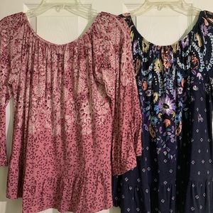 Bundle! Loose Flowey Tops